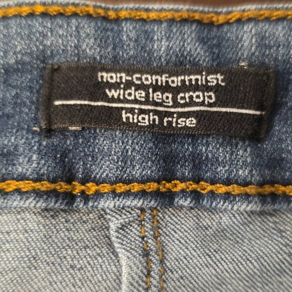 Sanctuary Non conformist Wide leg cropped jeans - sz32 - Picture 4 of 6